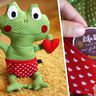 Kummerfrosch "Quenni" (Nähanleitung und Schnittmuster) thumbnail number 1