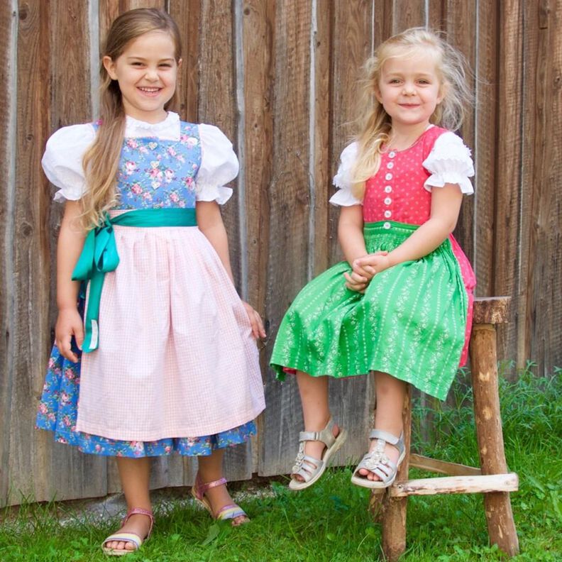 Schnittmuster Kinderdirndl Resli Gr. 80 -140 image number 2