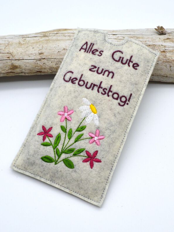 Stickdatei Schokohülle Geburtstag happy birthday image number 5