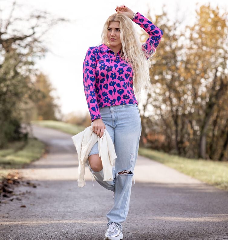 Kragen-Shirt #Vicky Nähanleitung und Schnittmuster (XS-XL) image number 7