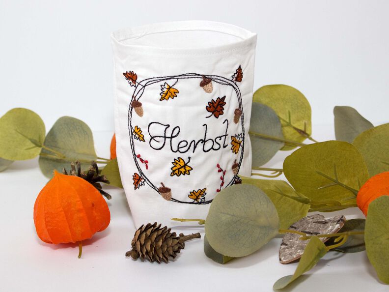 Stickdatei Herbst Rahmen mehrere Größen image number 2