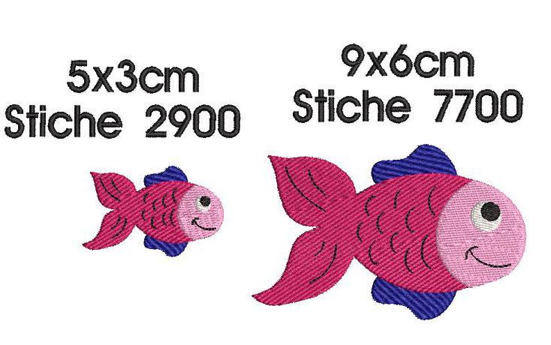 Stickdatei Unterwasserwelt SET 10x10cm Rahmen image number 7