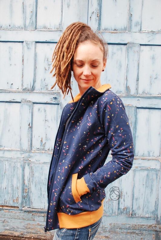 Sweatjacke Miss Co(o)llege - Nähanleitung und Schnittmuster image number 10