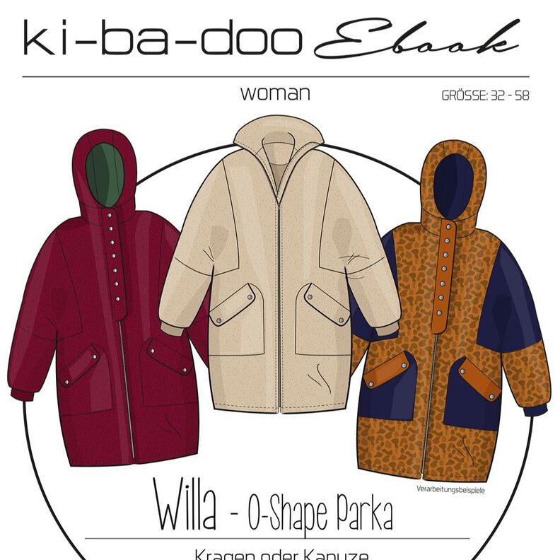 ebook Parka Willa | Größe 32-58 DIN A4 PDF zum download image number 1