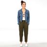 FRAU GUSTA - Egg-shape Hose mit Bundfalten XS-XXL thumbnail number 7