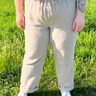 Musselin Hose Strandmusling Gr. 32-50 High Waist, Leinen thumbnail number 9