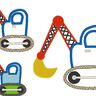 Stickdatei Baufahrzeuge Mischer Kran Auto Bagger thumbnail number 7
