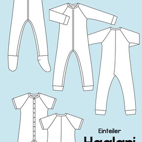 eBook Einteiler Haalari - Größen 98 - 164