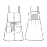 Kinder Träger Kleid mit gesmoktem Rücken GARIS ♥ Gr. 98-164 thumbnail number 9