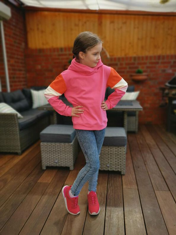 Schnittmuster Hoodie, Sweatshirt, "JEAN", Gr. 62 - 104 image number 7
