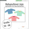 Baby Pullover „Jojo“ Knopfleiste und Bündchen Gr 56-98 A4+A1 thumbnail number 6