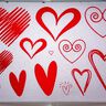 Stickdatei - einfache Herz Linien Herzen simply thumbnail number 8