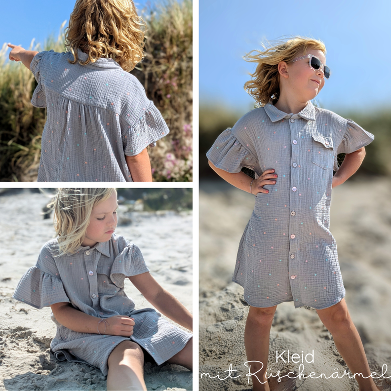 Clonmel #102 - Oversize Hemd - Kleid Kids image number 9