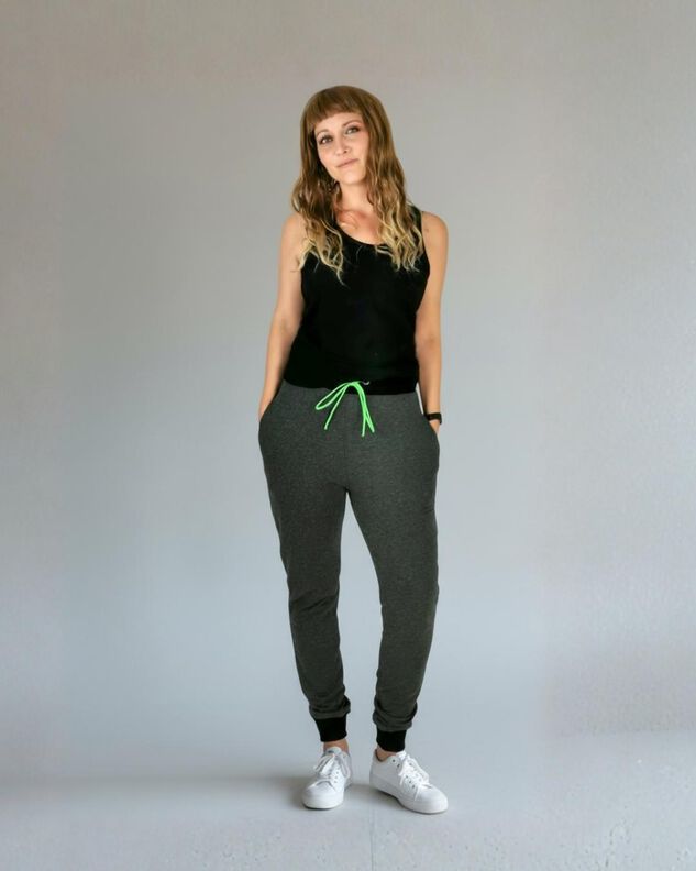 Jogginghose, Gr.  32-54, Schnitt mit Ebenen, A4, A0+, Beamer image number 6