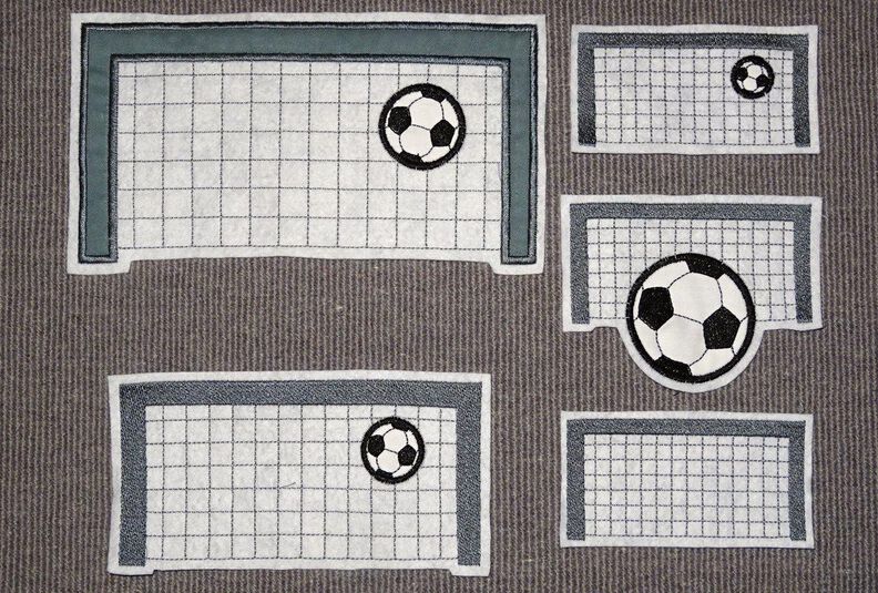 Fußball Tor Stickdatei  image number 2