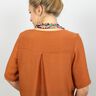 FRAU YOKO - kurze Bluse mit Kellerfalte XS-XXL thumbnail number 3