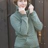 Lisa – Hoodie mit Wickelkapuze oder Kragen, BU 80-116,A4+A0 thumbnail number 3