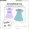 „Isa“ – Jerseykleid mit glockigem Rock, BU 80-116, A4+A0 thumbnail number 6