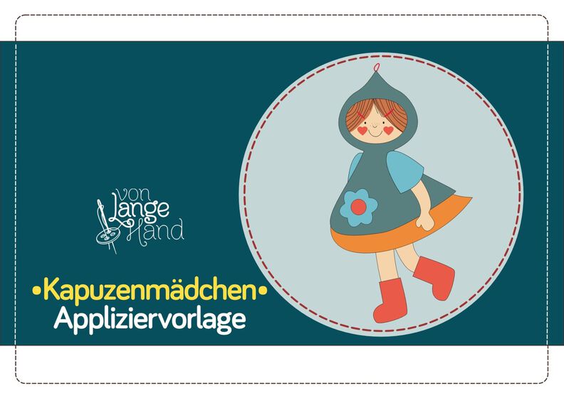 Appliziervorlage KAPUZENMÄDCHEN image number 2