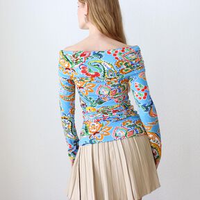 Schulterfreies T Shirt/ Off Shoulder Oberteil  Gr. 32-60