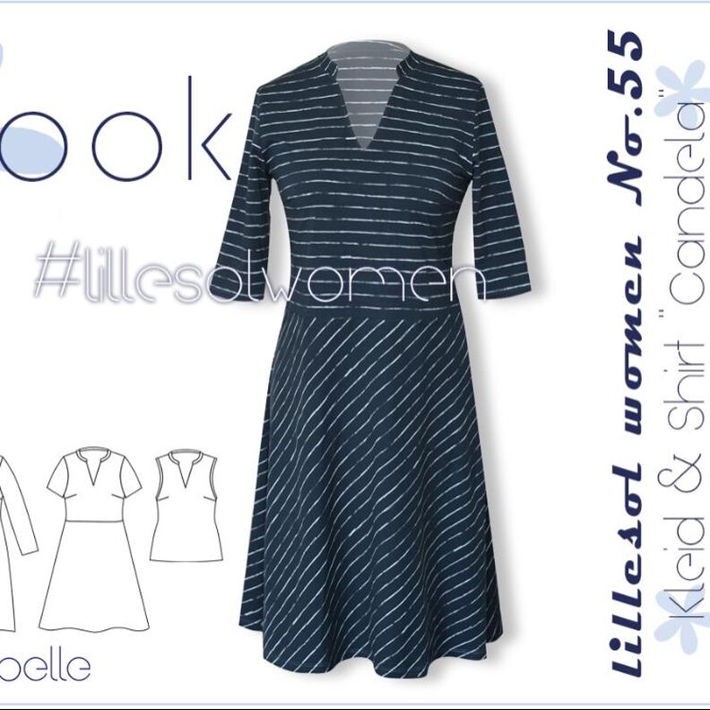 Ebook / Schnittmuster lillesol women No.55 Candela image number 1