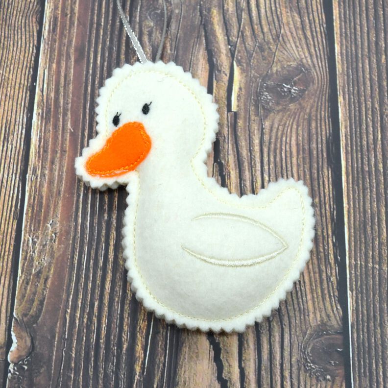 Stickdatei ITH Gans Gänse Ente Kuscheltier image number 5