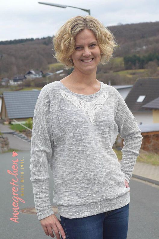 Pinia: Fledermausshirt für Damen Gr. 32 – 54 image number 5