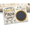Stickdatei Papa Mug Rug Tassenteppich thumbnail number 1