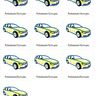 Polizeiauto Stickdatei Polizei thumbnail number 5