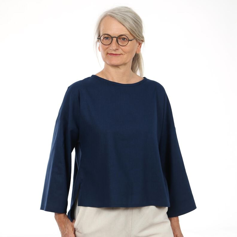 FRAU MAKI - Bluse mit Quetschfalte XS-XXL image number 3