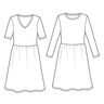 Kinder Jersey Kleid mit gekräuseltem Rock GAUN ♥ Gr. 98-164 thumbnail number 10