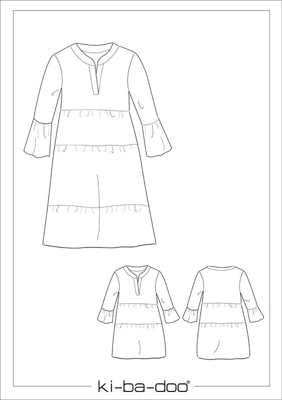 ebook Kleid Nelinchen | Größe 92-164 DIN A4 PDF zum download image number 2