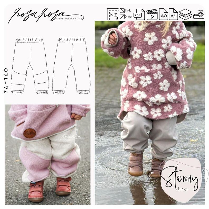 #Stormylegs Outdoorhose 74 - 140 inkl. A4/ A0/ Beamerdatei image number 1