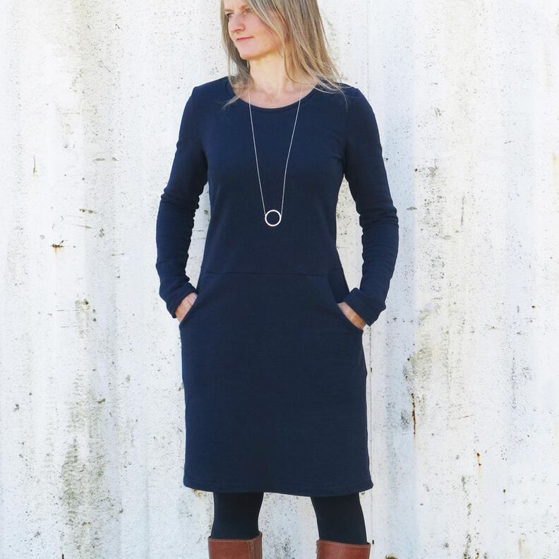 FRAU FANNIE - Sweatkleid mit Taschen XS-XL image number 1