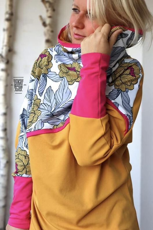 Oversize-Hoodie/ Kleid iole lele, Pdf Gr. 32-54 image number 6