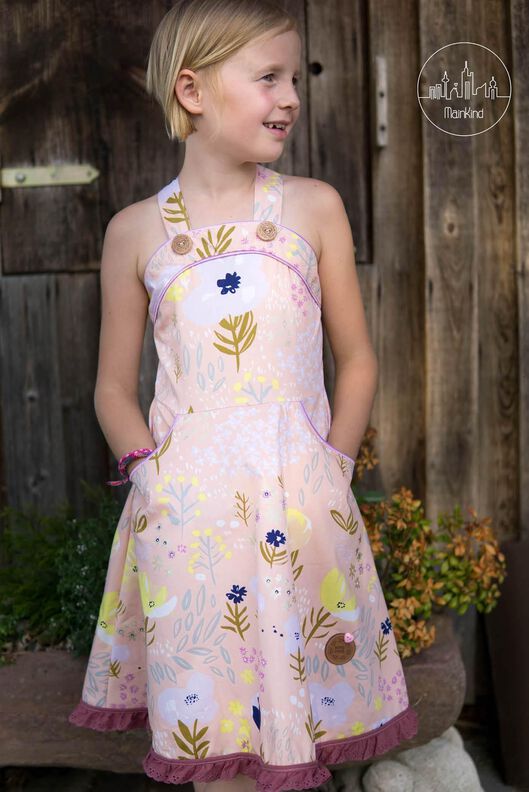 Kornblume: Trägerkleid für Mädchen Gr. 74 – 164 image number 2
