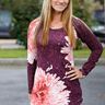 *Ladies Raglan Shirt* Raglan Basic Shirt runder Saum thumbnail number 3