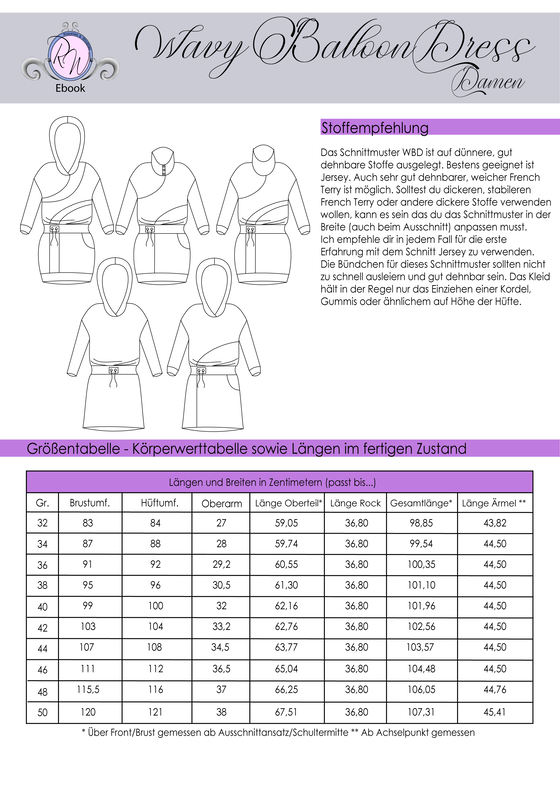WavyBalloonDress Damen Gr. 32 bis 50 image number 2