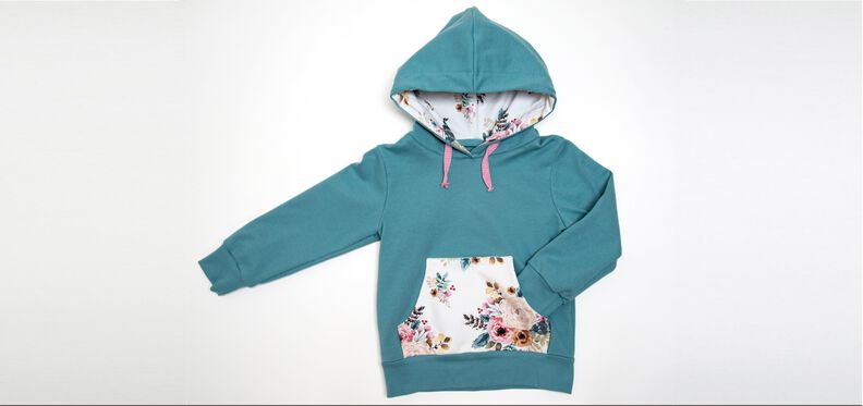 FLY Schnittmuster Hoodie Pullover Mädchen  Junge image number 2