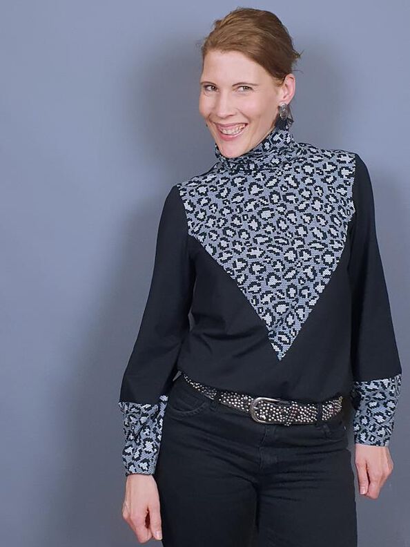 Shirt CALIN Gr. 34-54 PDF-Schnitt A4, A0 image number 3