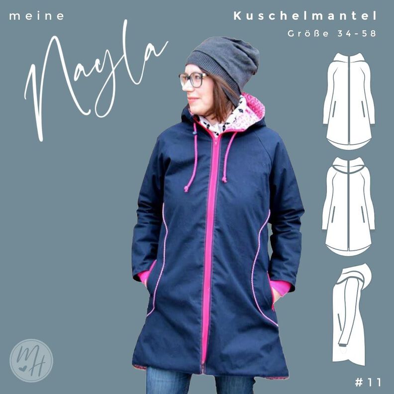 Mantel Damen - Schnittmuster Gr. 34-58 - meine NAYLA #11 image number 2