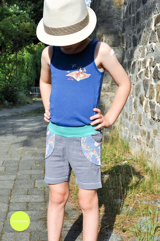 eBook kurze Kinderhose Omena - Größe 68 - 164 image number 6