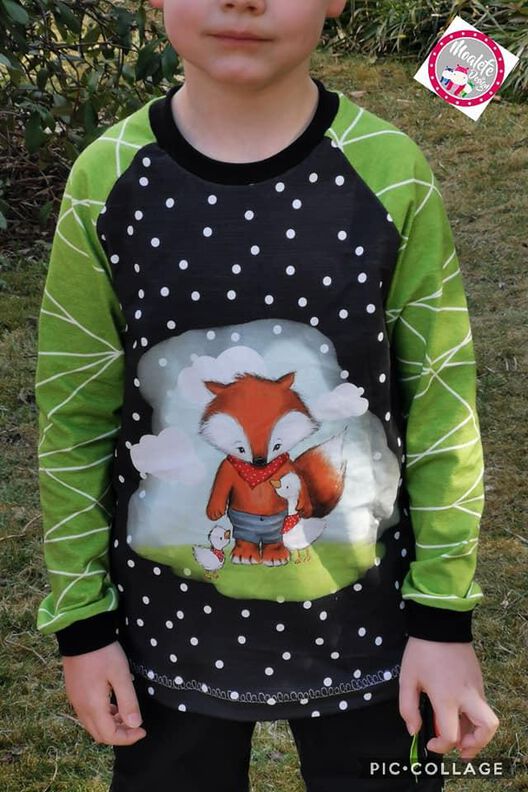 Basic Raglanshirt NINO Gr. 62 - 176 image number 9
