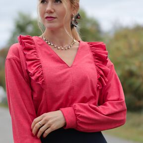 Pullover Mara Nähanleitung und Schnittmuster (XXS-XL)
