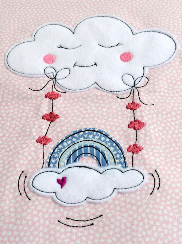 Stickdatei Wolkenschaukel 13x18cm image number 5
