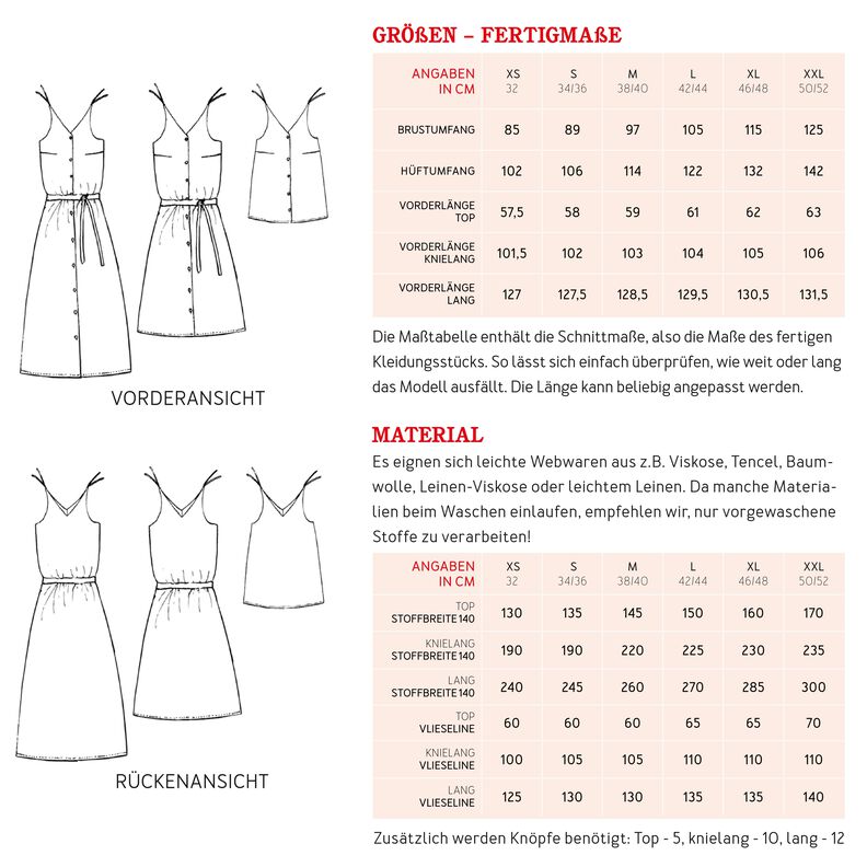 FRAU LULU - Top und Trägerkleid  XS-XXL image number 11