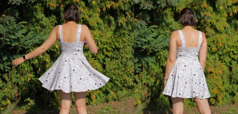 Kleid Laura Trägerkleid mit Tellerrock nähen Gr. 32-48 image number 11