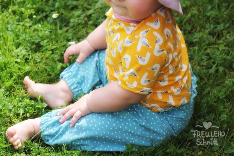 "Cutie-Pants-Baby & Bloomer" Musselin Hose / Schnittmuster  image number 5