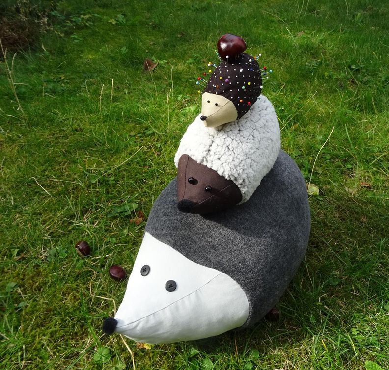 Igel Kuscheltier nähen mit Schnittmuster E- Book image number 7