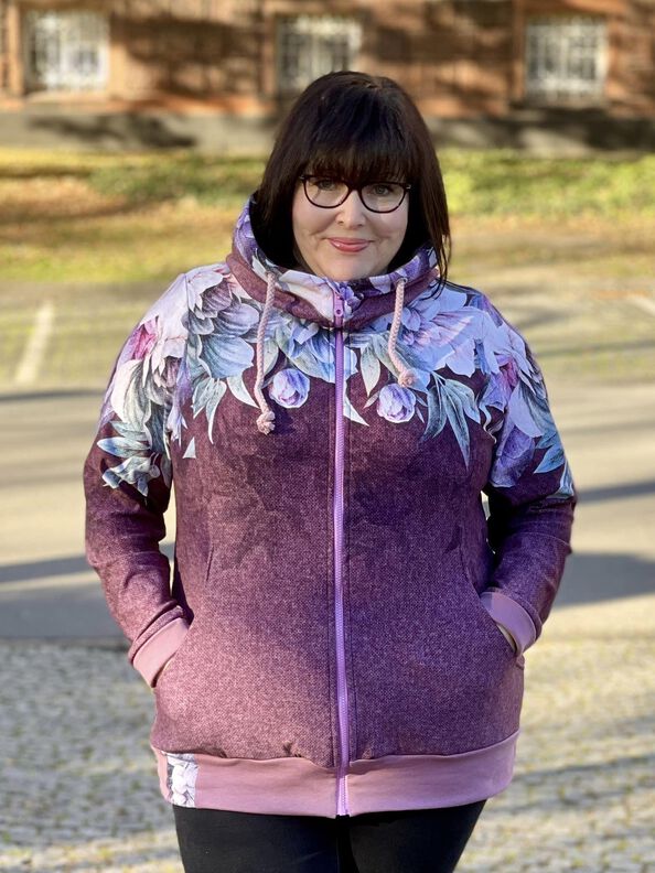 Sweatjacke Damen Schnittmuster Gr. 32-58 - MANUC #131 image number 8